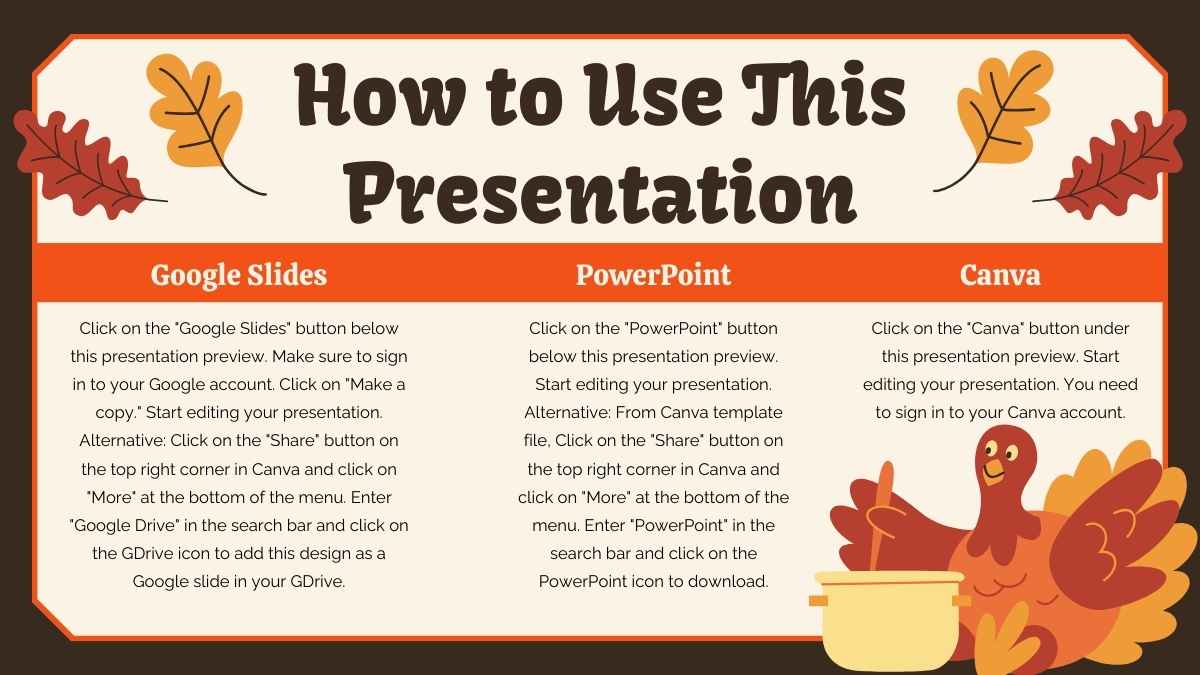 Illustrated Thanksgiving Newsletter Slides - slide 2