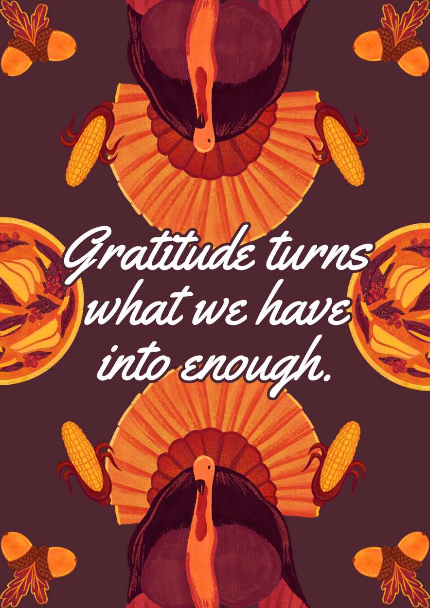 Illustrated Thanksgiving Quote Posters - slide 3