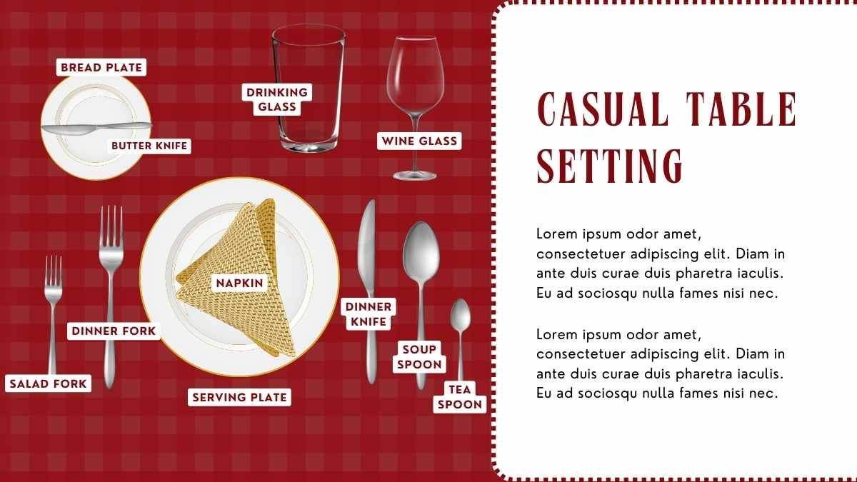 Illustrated Cottagecore Thanksgiving Table Setting Guides - slide 10