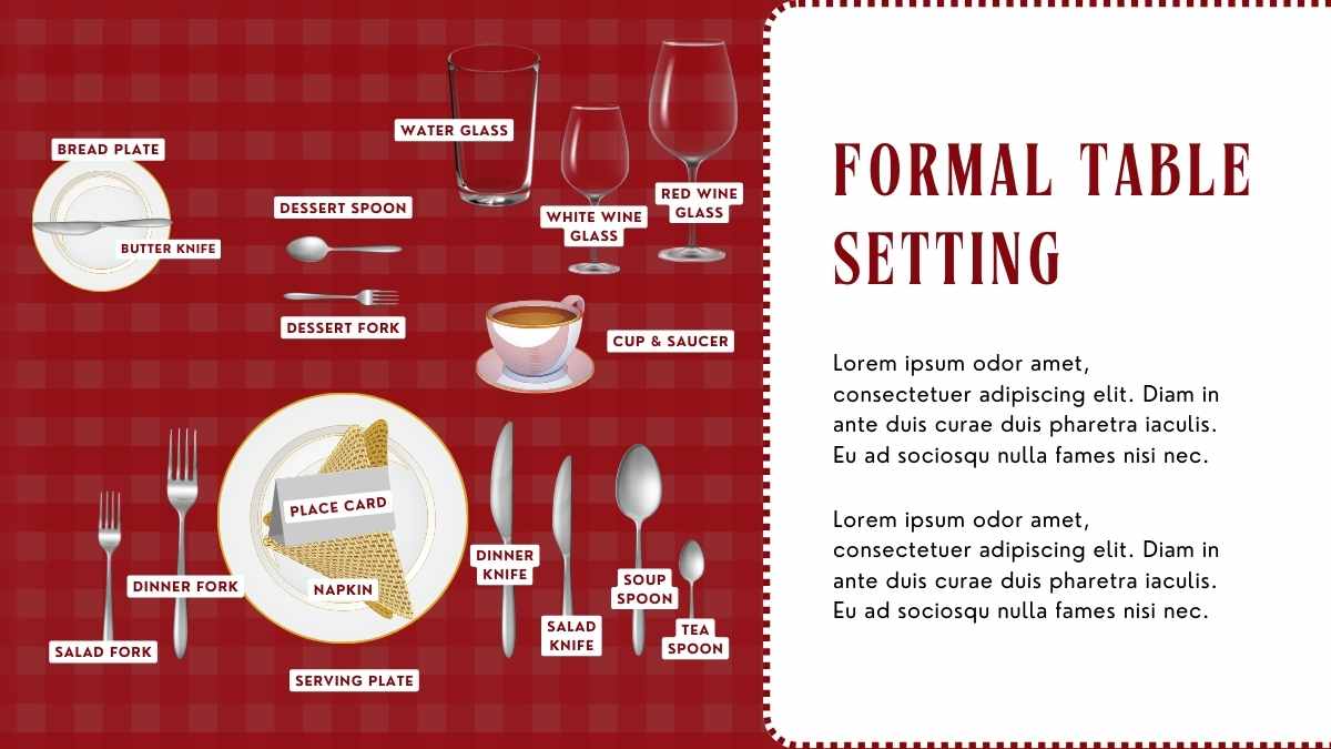 Illustrated Cottagecore Thanksgiving Table Setting Guides - slide 11