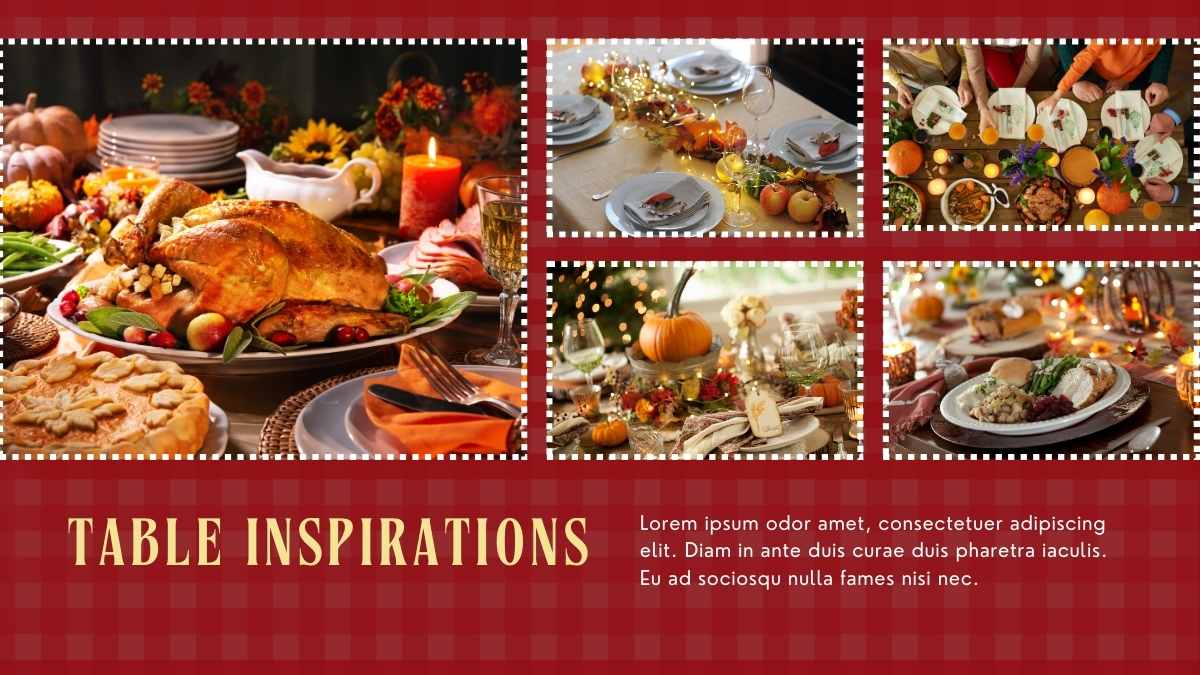 Illustrated Cottagecore Thanksgiving Table Setting Guides - slide 12