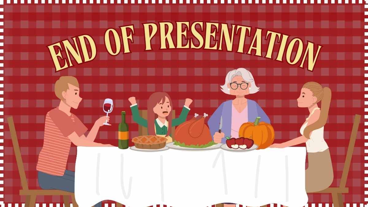 Illustrated Cottagecore Thanksgiving Table Setting Guides - slide 13