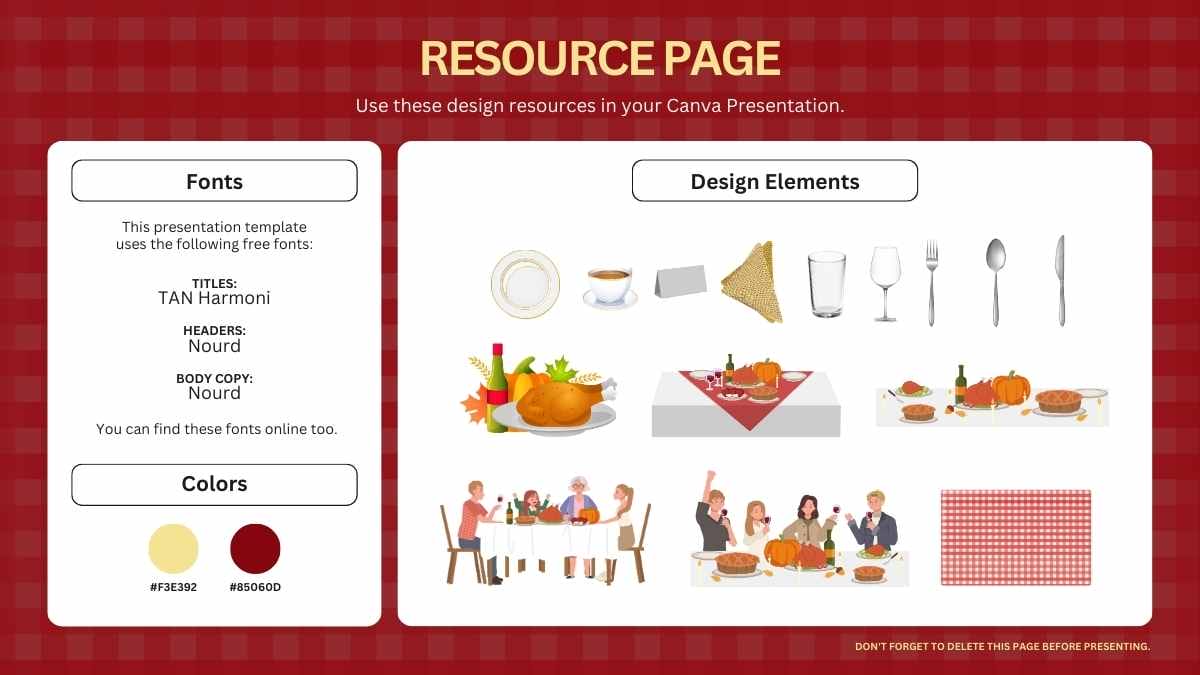 Illustrated Cottagecore Thanksgiving Table Setting Guides - slide 14