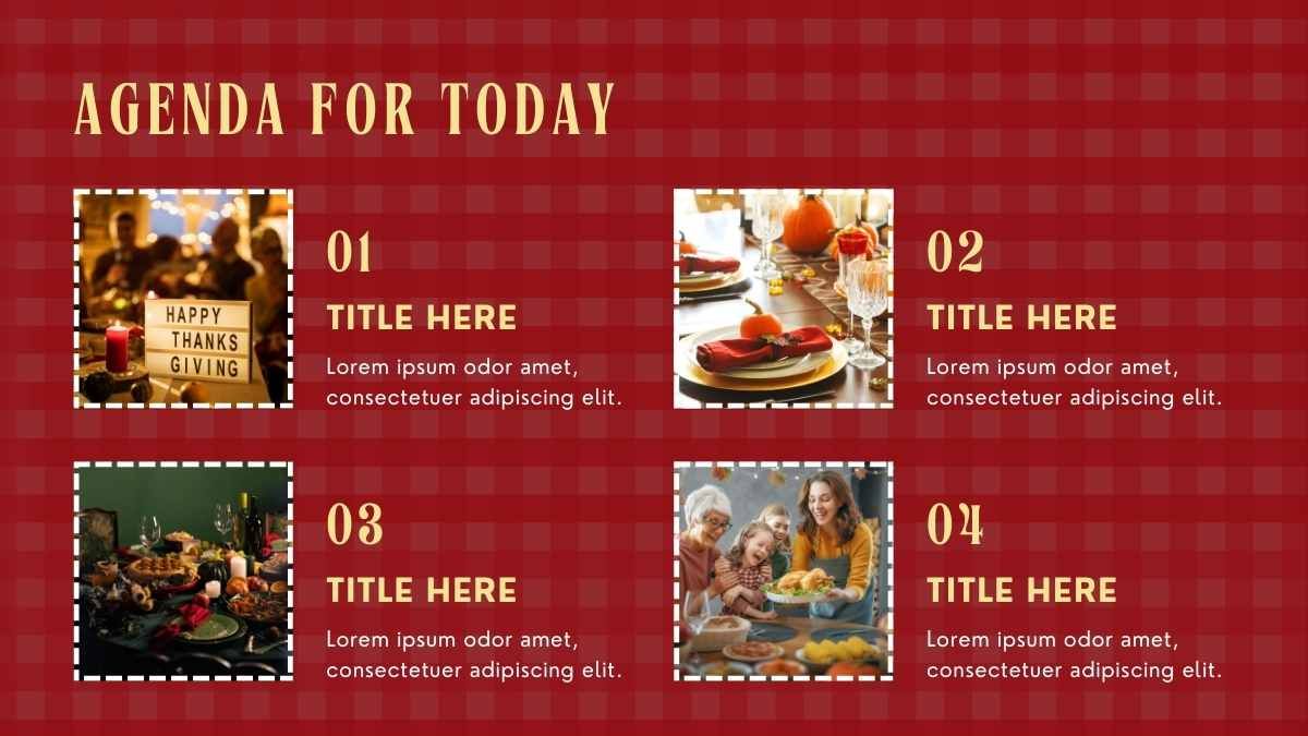 Illustrated Cottagecore Thanksgiving Table Setting Guides - slide 4