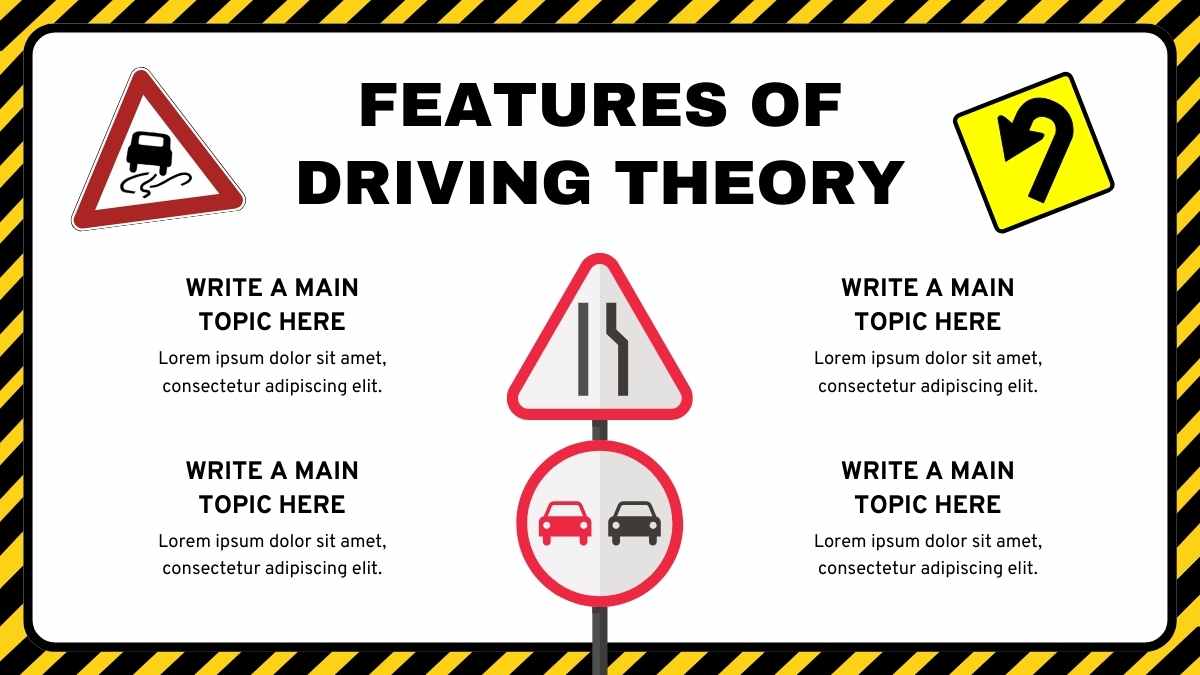 Illustrated Theoretical Driving Workshop: Traffic Signs Slides - slide 11