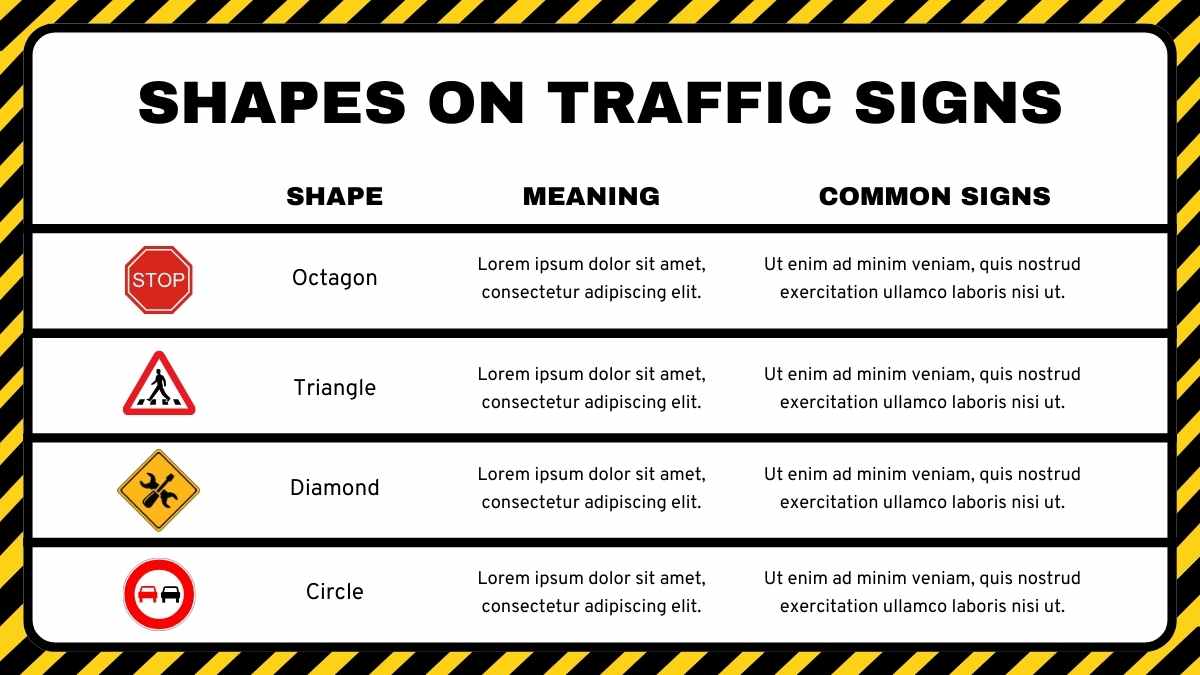 Illustrated Theoretical Driving Workshop: Traffic Signs Slides - slide 12