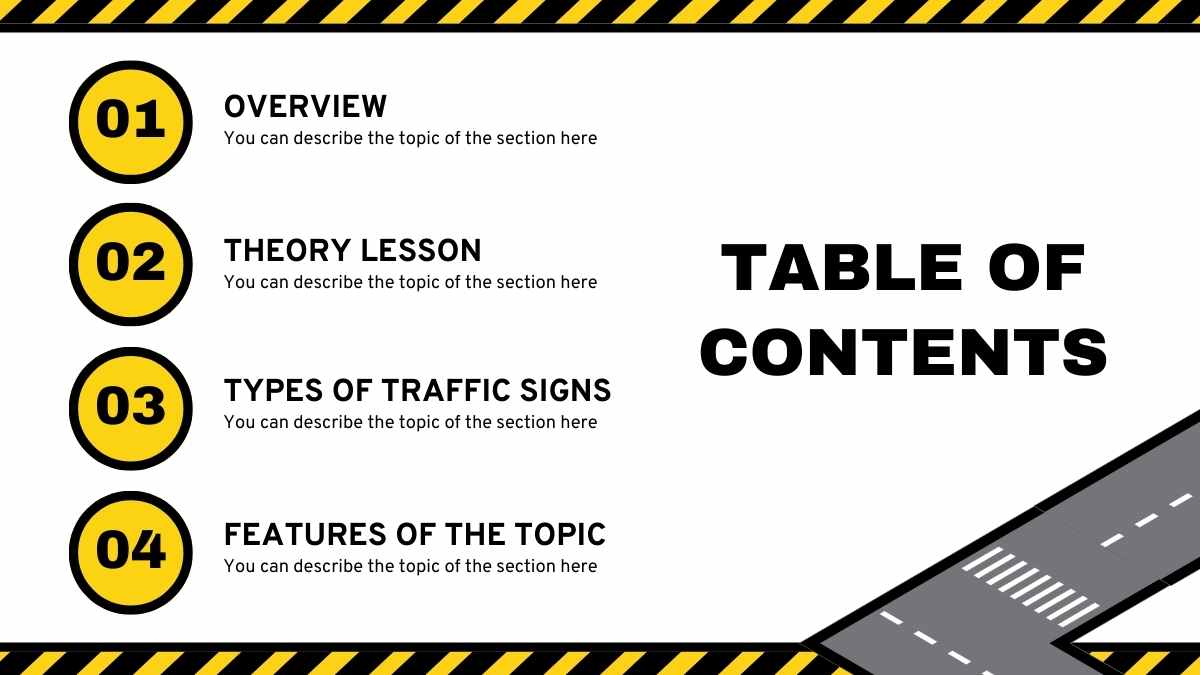 Illustrated Theoretical Driving Workshop: Traffic Signs Slides - slide 2