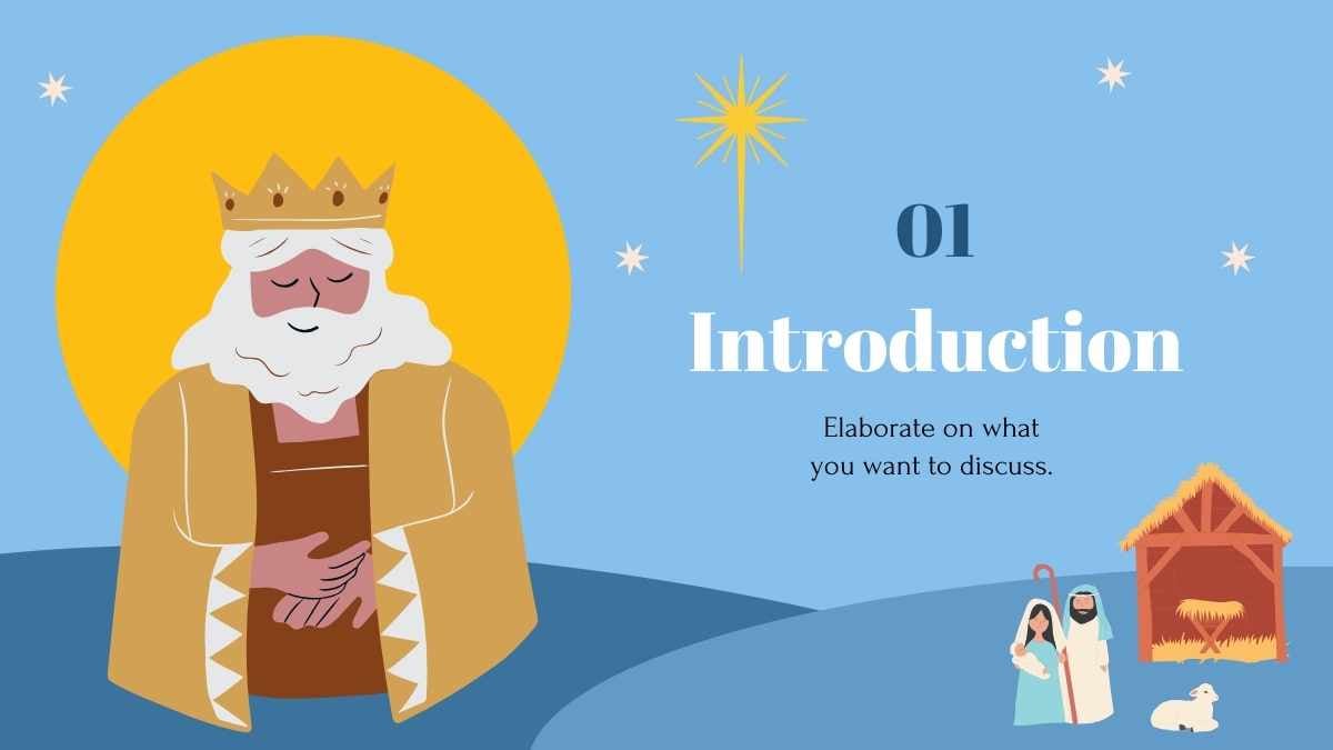 Illustrated Three Kings Day Newsletter Slides - slide 4