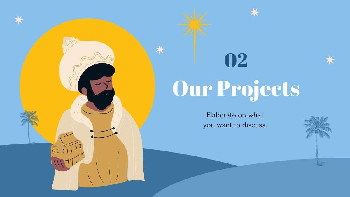 Illustrated Three Kings Day Newsletter Slides - slide 8