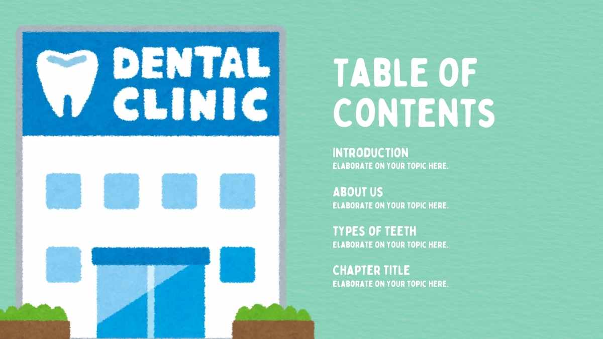 Illustrated Types Of Teeth And Their Functions Slides - slide 2