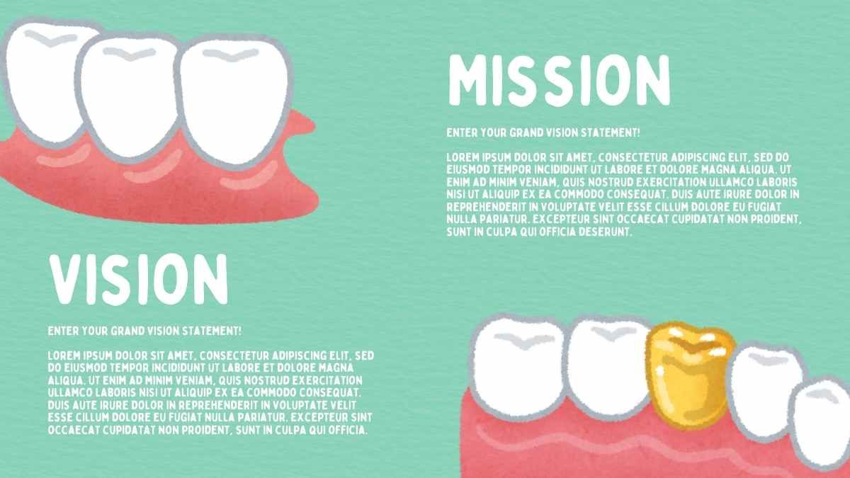 Illustrated Types Of Teeth And Their Functions Slides - diapositiva 6