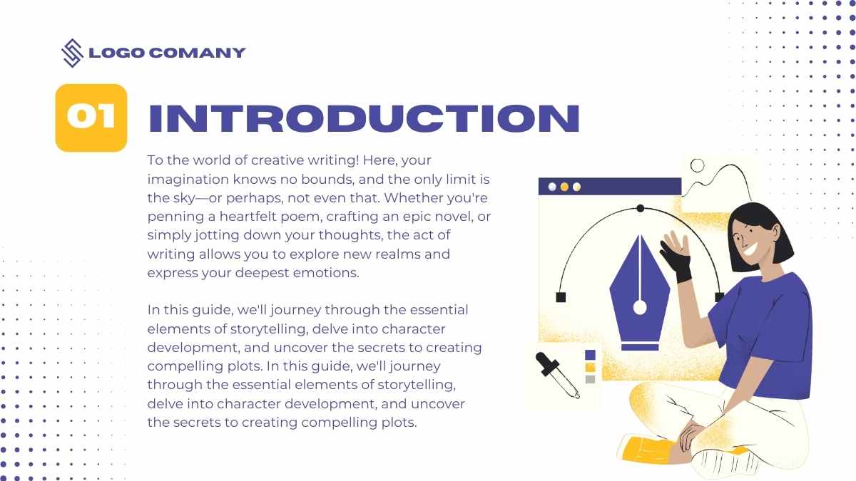 Illustrated UX User Persona Slides - slide 3