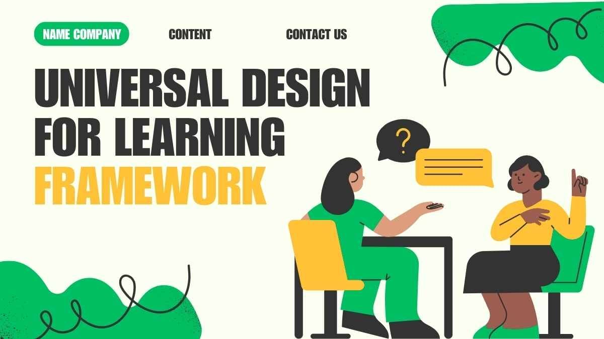 Illustrated Universal Design for Learning Framework - diapositiva 1