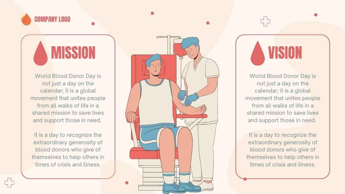 Illustrated World Blood Donor Day - diapositiva 6