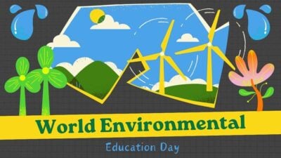 Slides Ilustrados para o Dia Mundial da Educação Ambiental