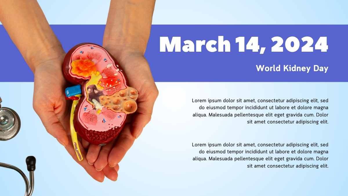 Illustrated World Kidney Day Slides - diapositiva 4