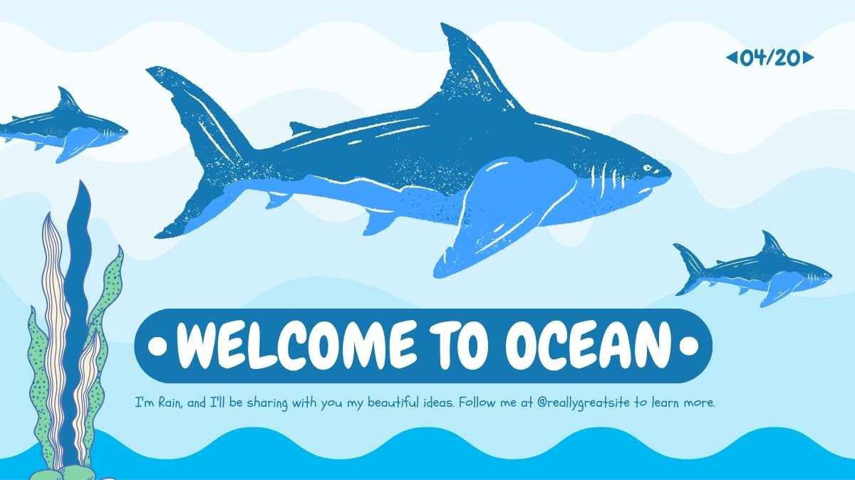 Illustrated World Ocean Day at School - slide 5