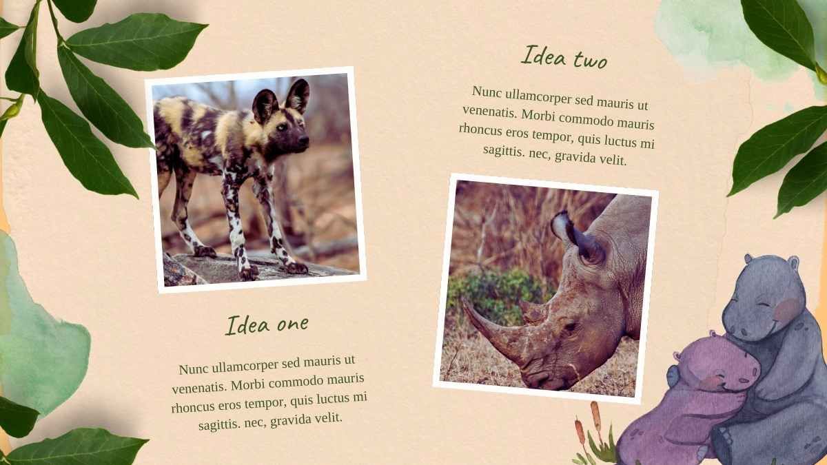 Illustrated World Wildlife Day Slides - diapositiva 12