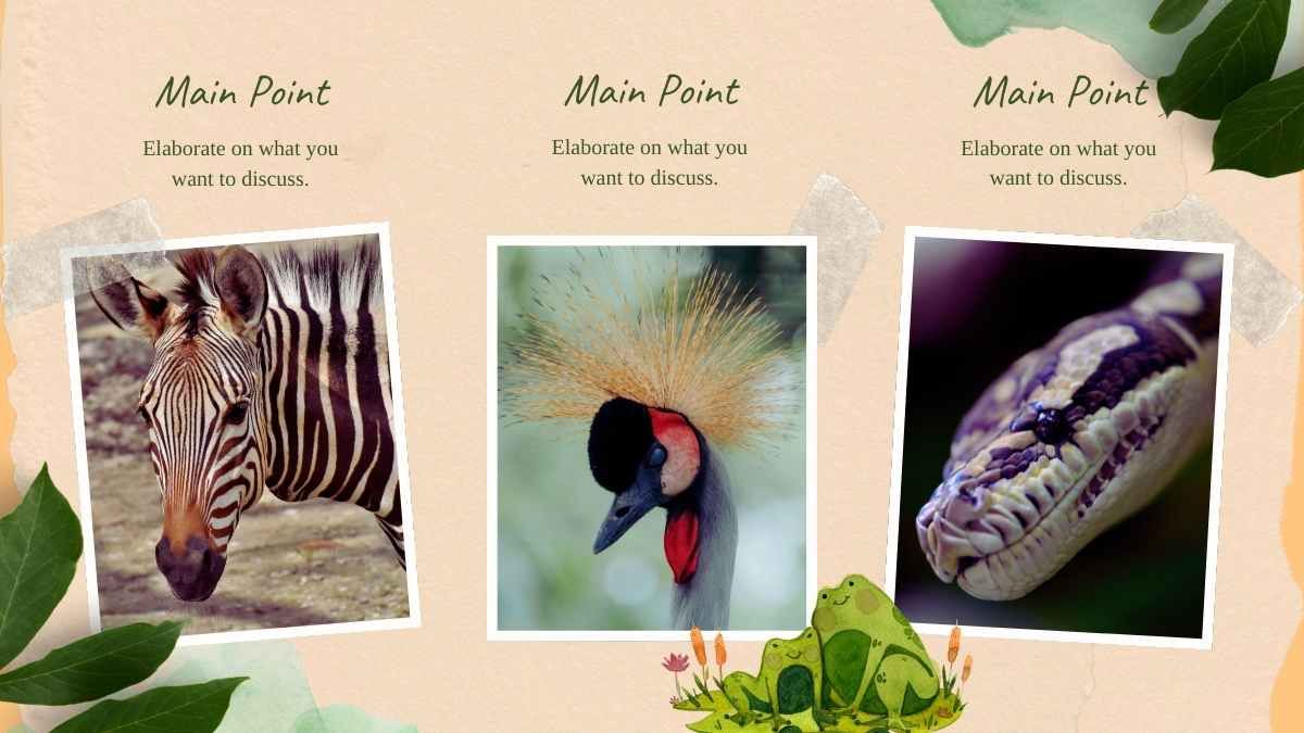 Illustrated World Wildlife Day Slides - diapositiva 9