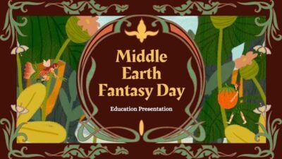 Illustrative Middle Earth Fantasy Day Slides