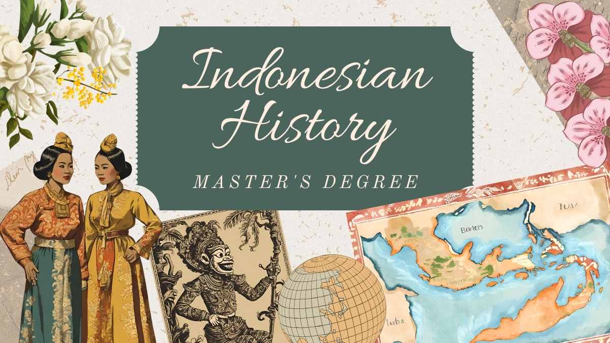 Indonesian History Master’s Degree Slides - slide 1