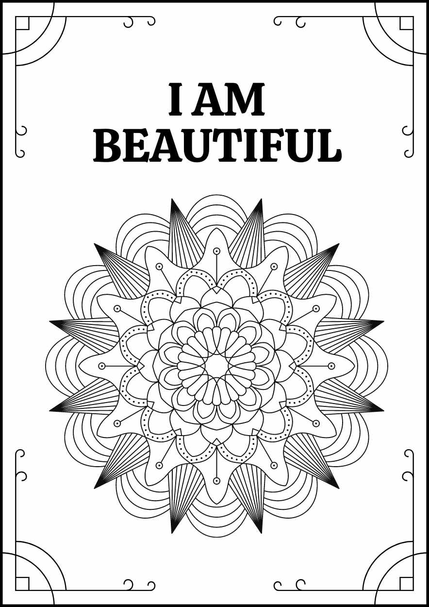 Intricate Mandala Coloring Worksheet for Adults - slide 11