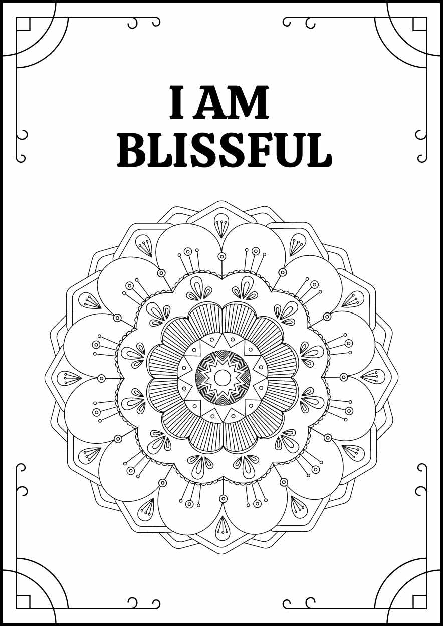 Intricate Mandala Coloring Worksheet for Adults - slide 13