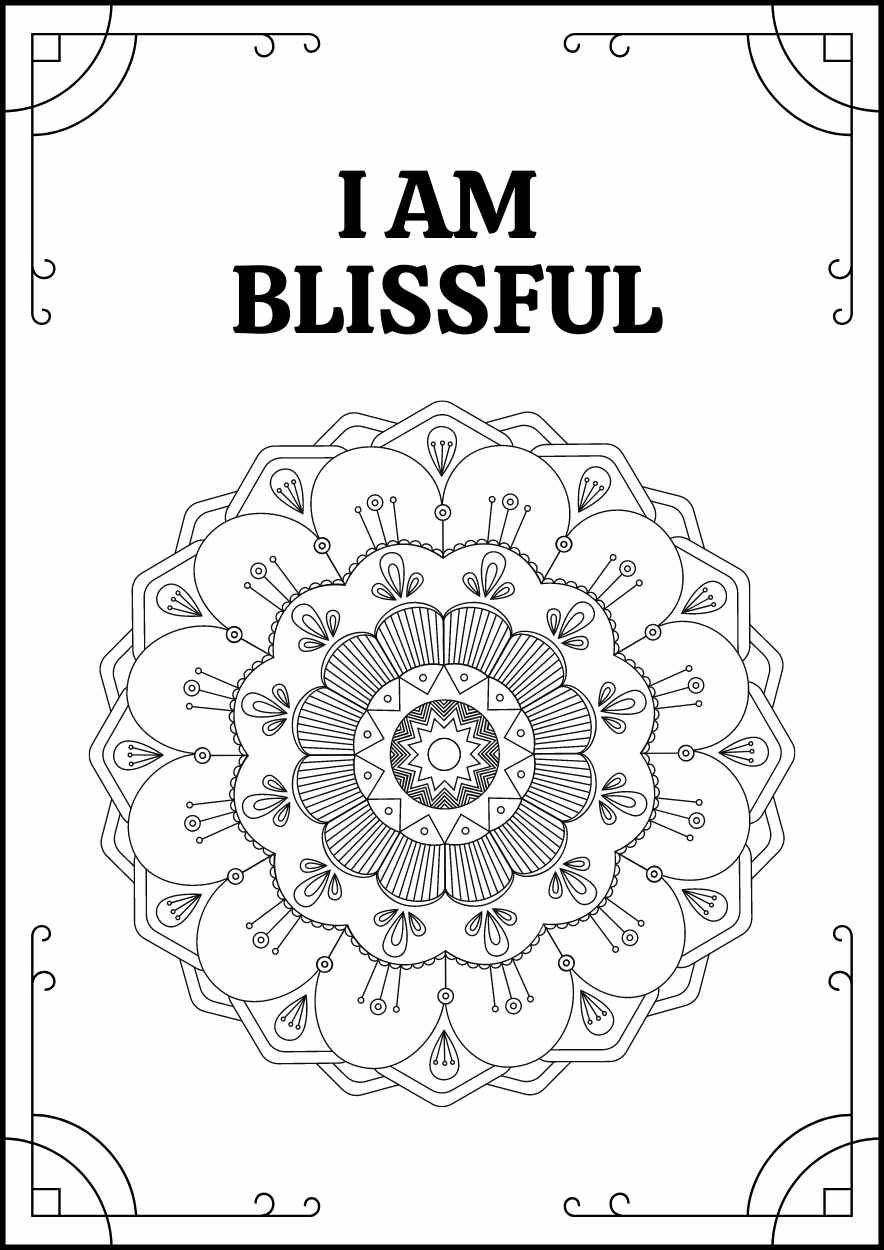 Intricate Mandala Coloring Worksheet for Adults - diapositiva 13