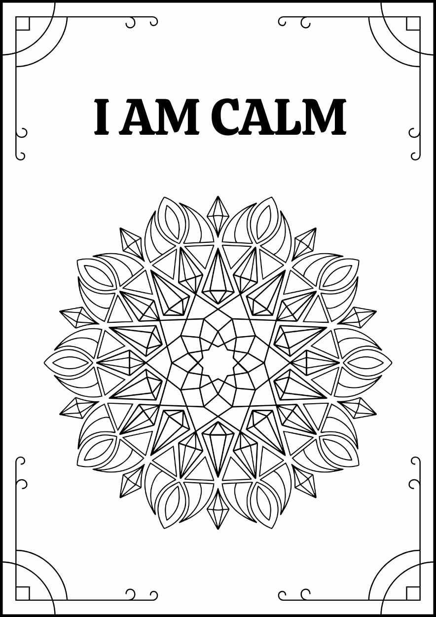 Intricate Mandala Coloring Worksheet for Adults - slide 4