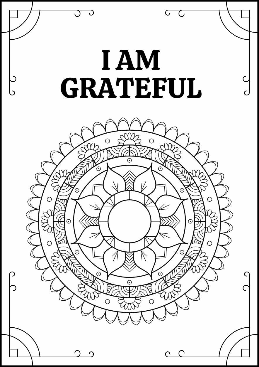 Intricate Mandala Coloring Worksheet for Adults - slide 7