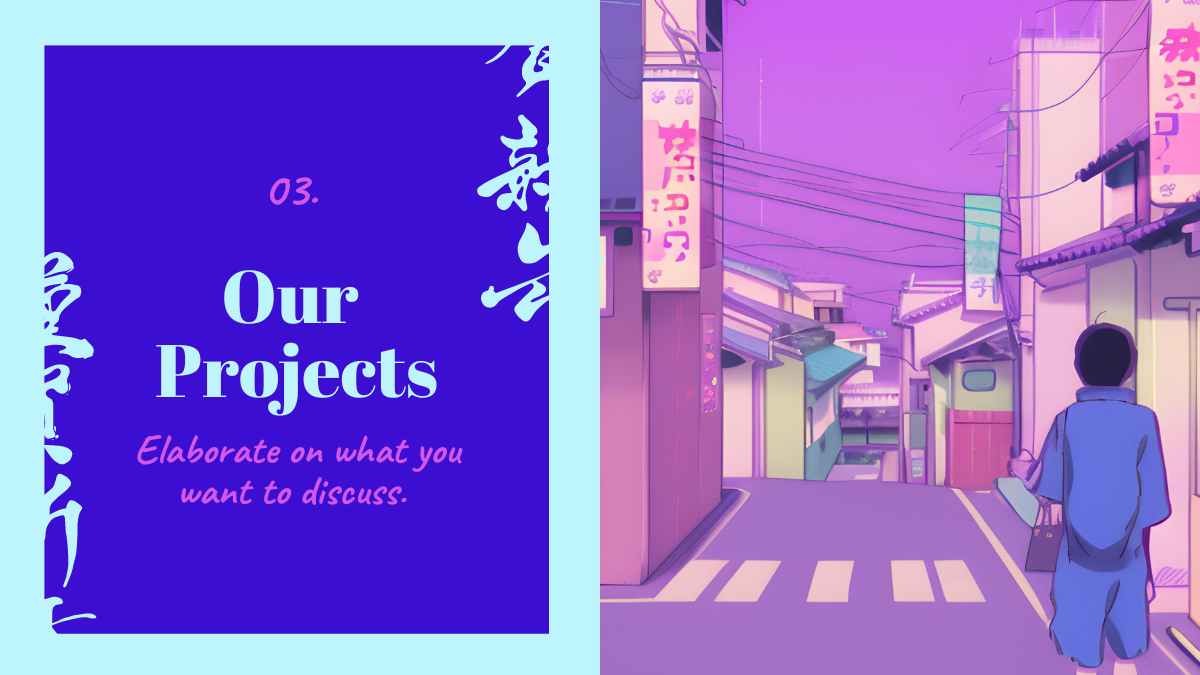 Japanese Pastel Streets Newsletter Slides - slide 12