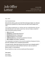 Job Offer Letter 1