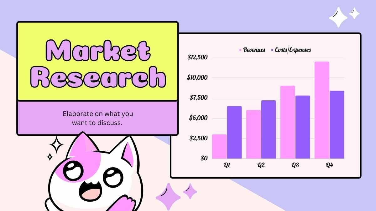 Slides de Estratégia de Mídias Sociais com Interface Kawaii - deslizar 12