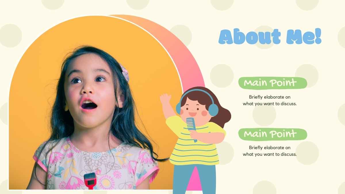 Slide Perkenalan Diri yang Ceria untuk Anak Pra-TK - slide 7