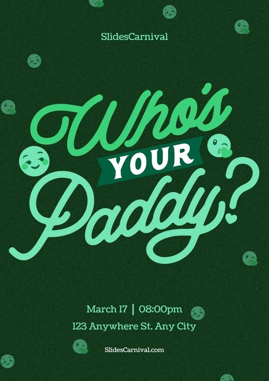 Lettering St. Patricks Day Flyer - slide 3