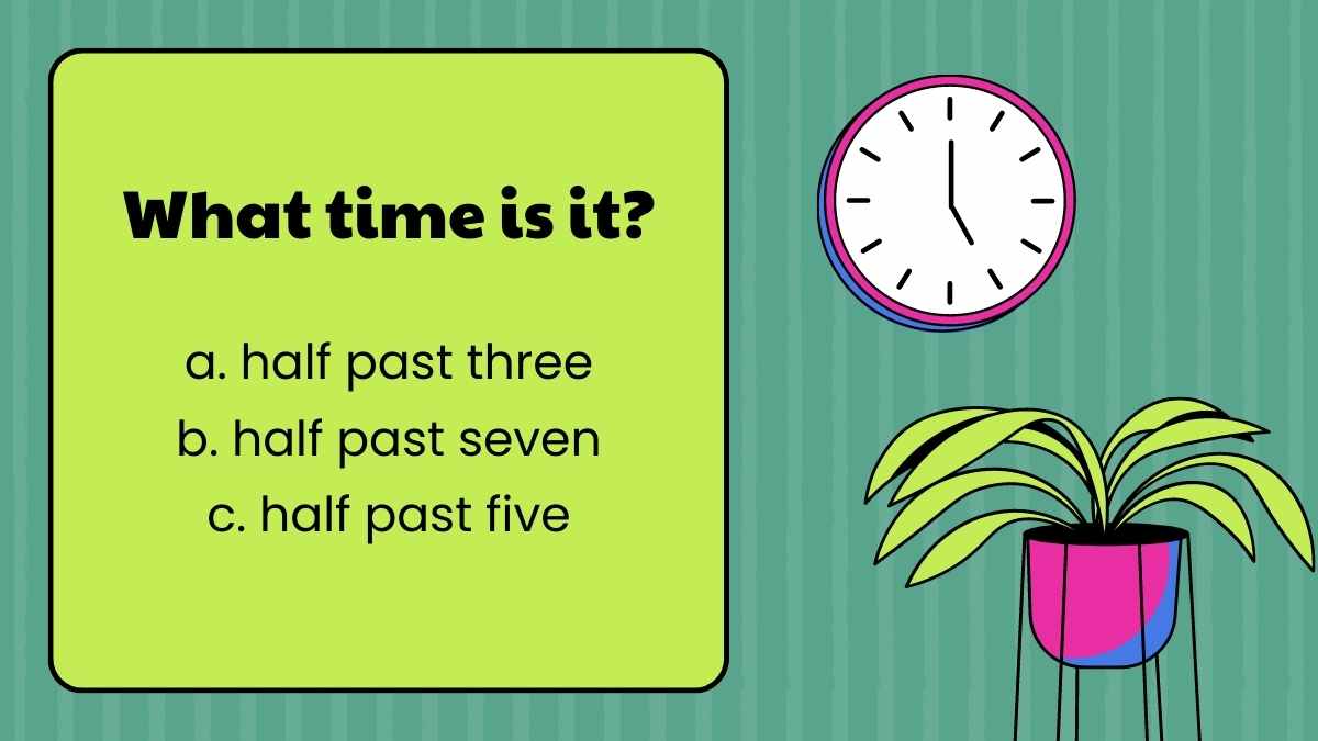 What Time Is It Quiz Slides - slide 12