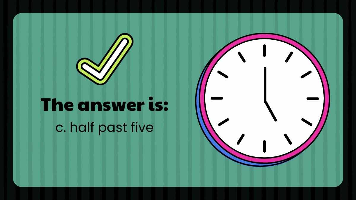 What Time Is It Quiz Slides - slide 13