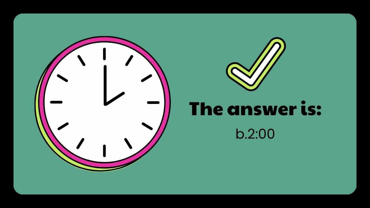 What Time Is It Quiz Slides - slide 8