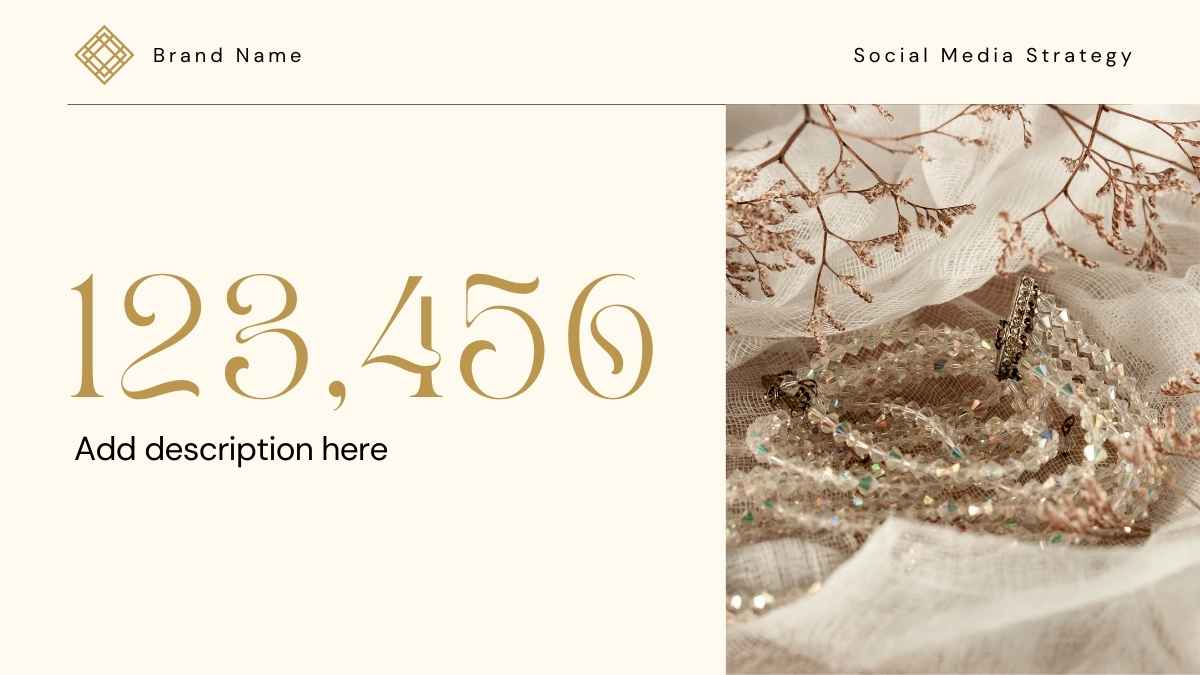 Slide Strategi Media Sosial untuk Merek Perhiasan Eksklusif - slide 14
