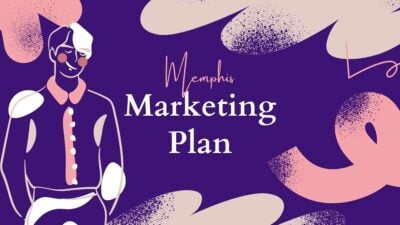 Plan de Marketing al Estilo Memphis: Plantillas Abstractas Memphis