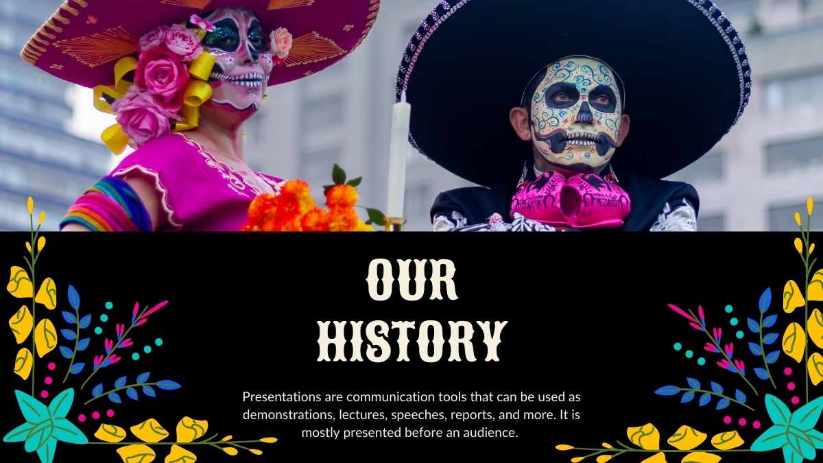 Plantillas para el Día de Muertos Mexicano - diapositiva 14