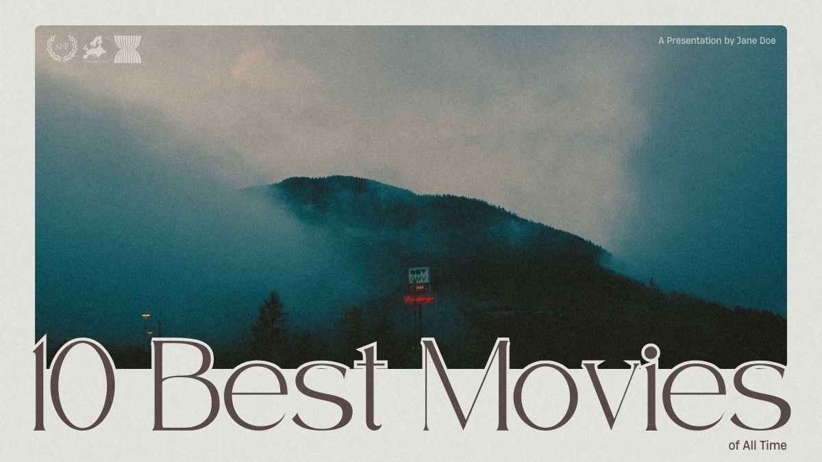 10 Best Movies of All Time Grey Slides - slide 1