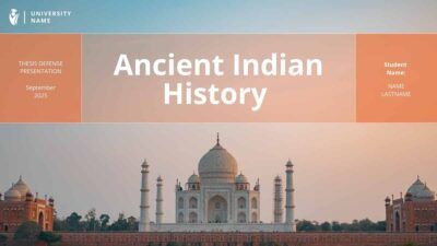 Slides Carnival Google Slides and PowerPoint Template Minimal Ancient Indian History Thesis 1