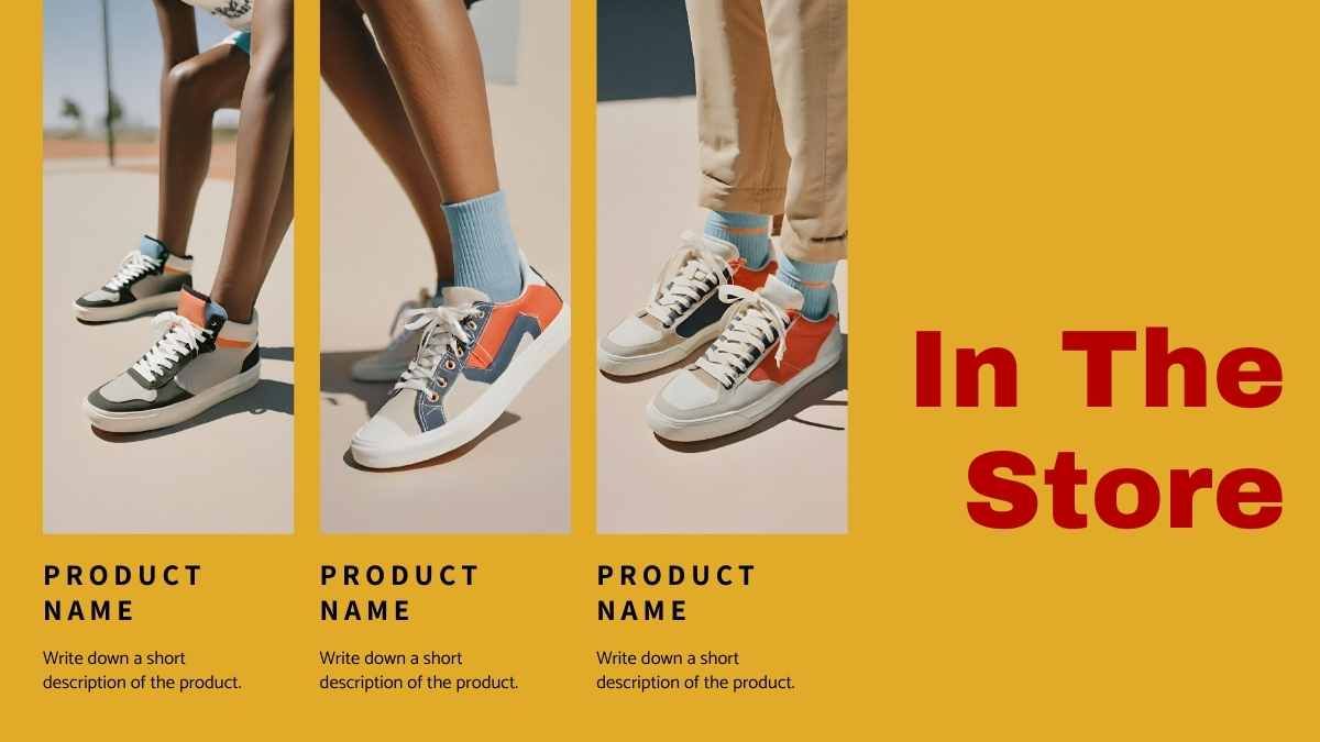 Red Minimal Athletic Shoe Store Business Plan Slides - slide 12