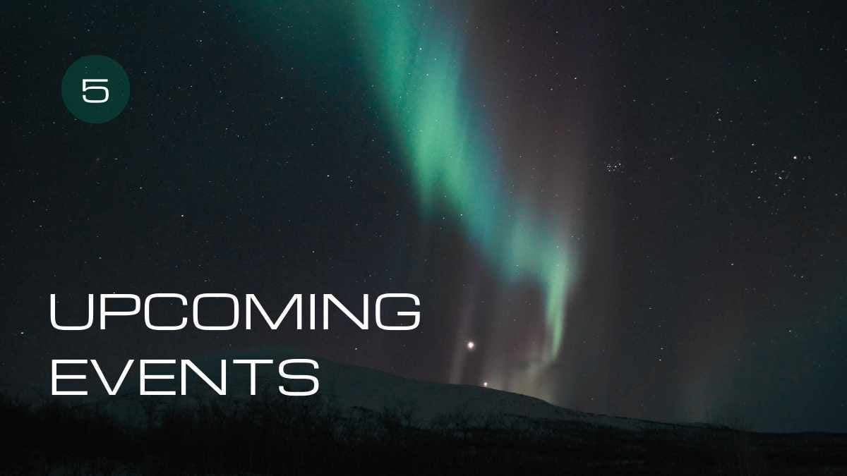 Cool Minimal Aurora Borealis Newsletter Slides - slide 12