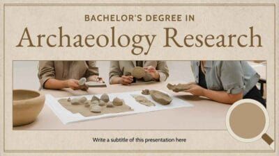 Slides Carnival Google Slides and PowerPoint Template Minimal Bachelor's Degree in Archaeology Research 1