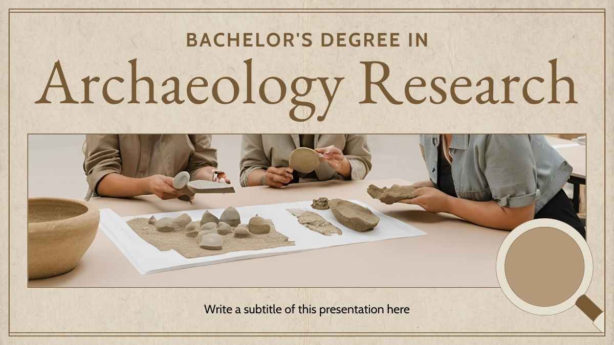 Minimal Bachelor’s Degree in Archaeology Research - diapositiva 1