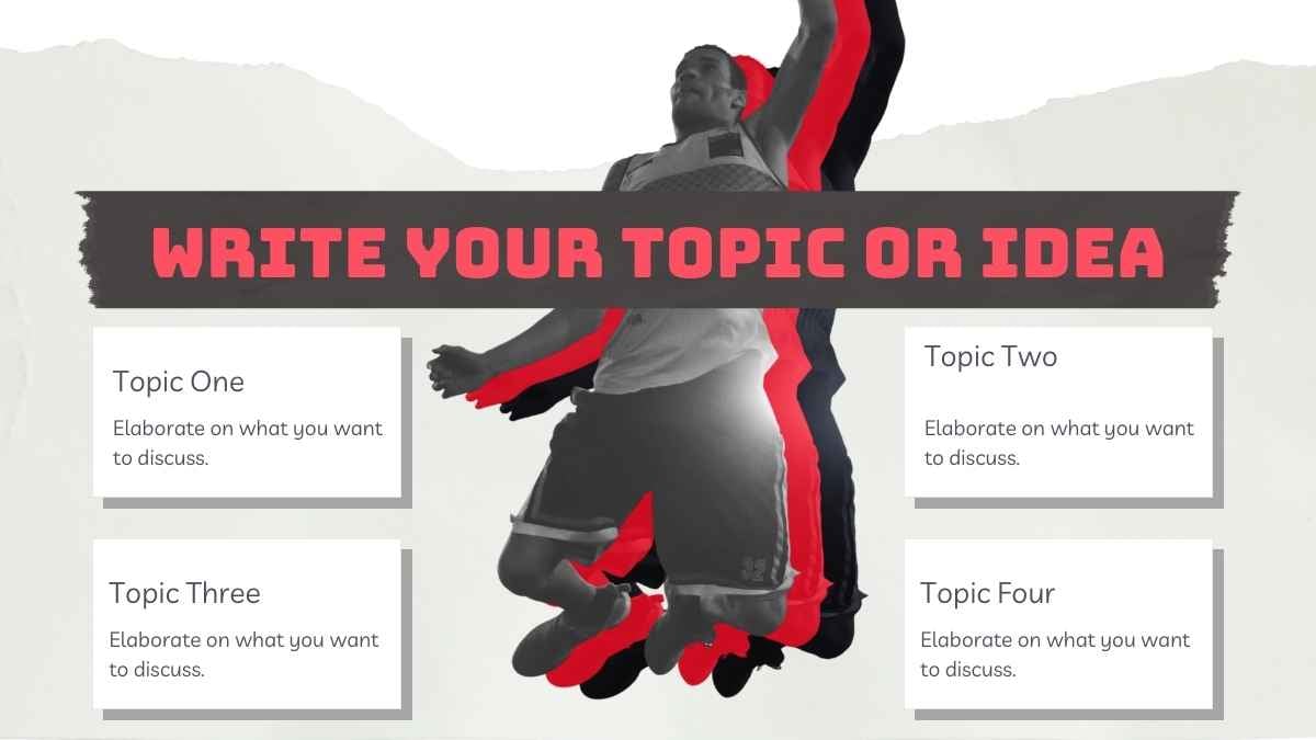 Slides Minimalistas para Torneio de Basquete - deslizar 8