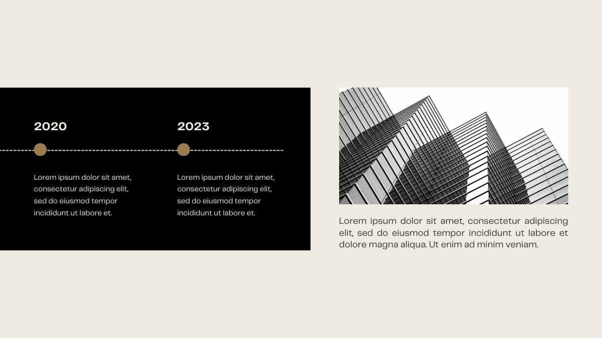 Pitch Deck Minimalista Preto e Dourado - deslizar 13