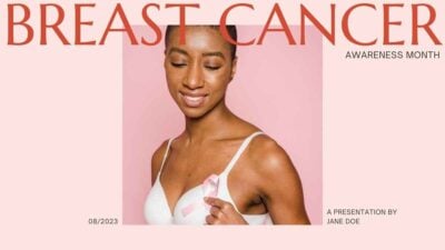 Minimal Breast Cancer Awareness Month Slides